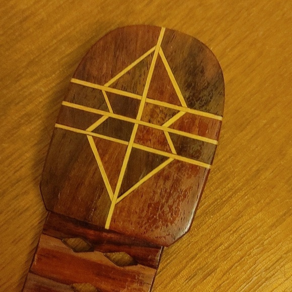 Wooden Articulated Belt w Buckle Wooden Inlay Work Size XS to S main image 5